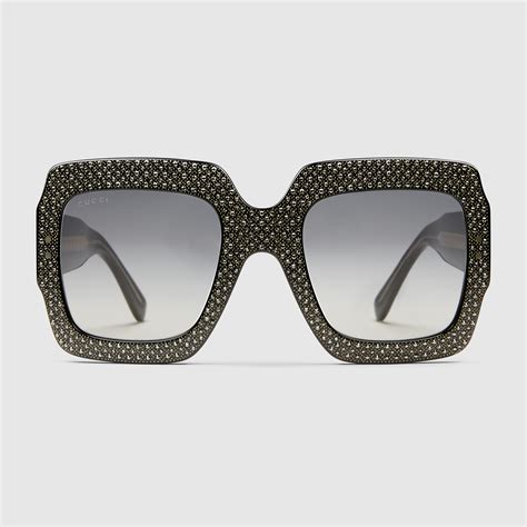 gucci eyeglasses rhinestones.